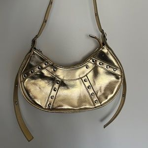 Gold bag small y2k style